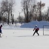 Хоккей с мячом на поселке Западный